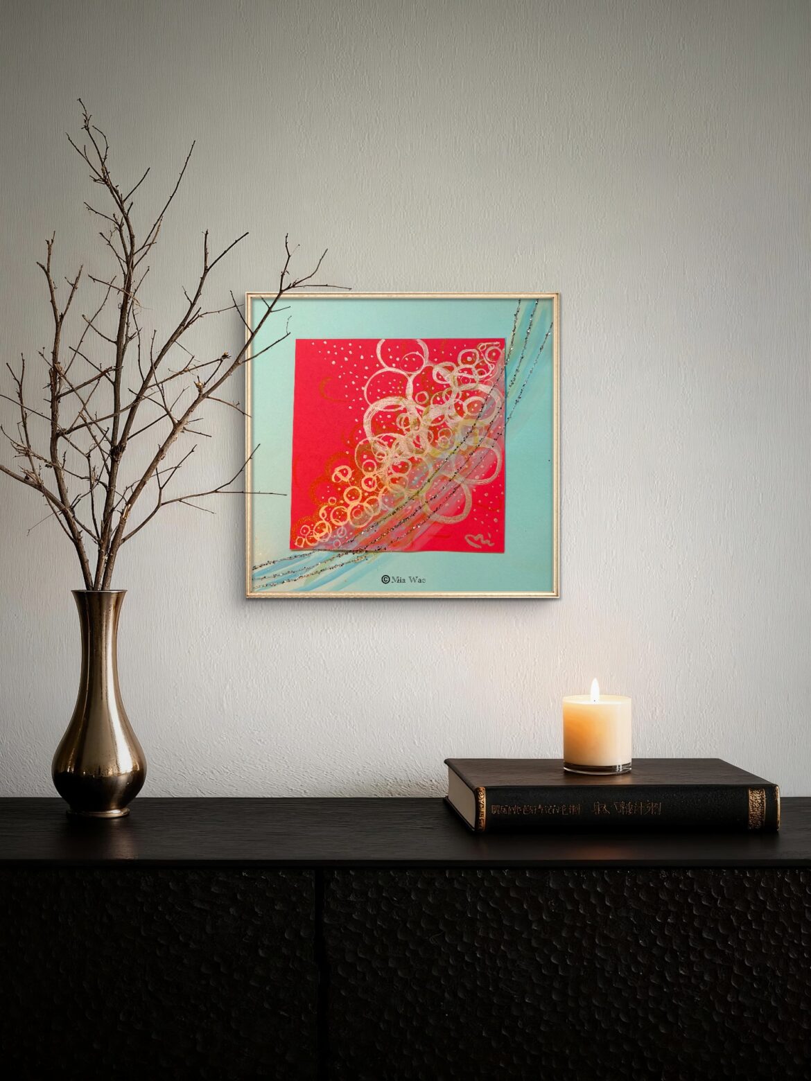 #131 Circles - past, present & future (25x25)